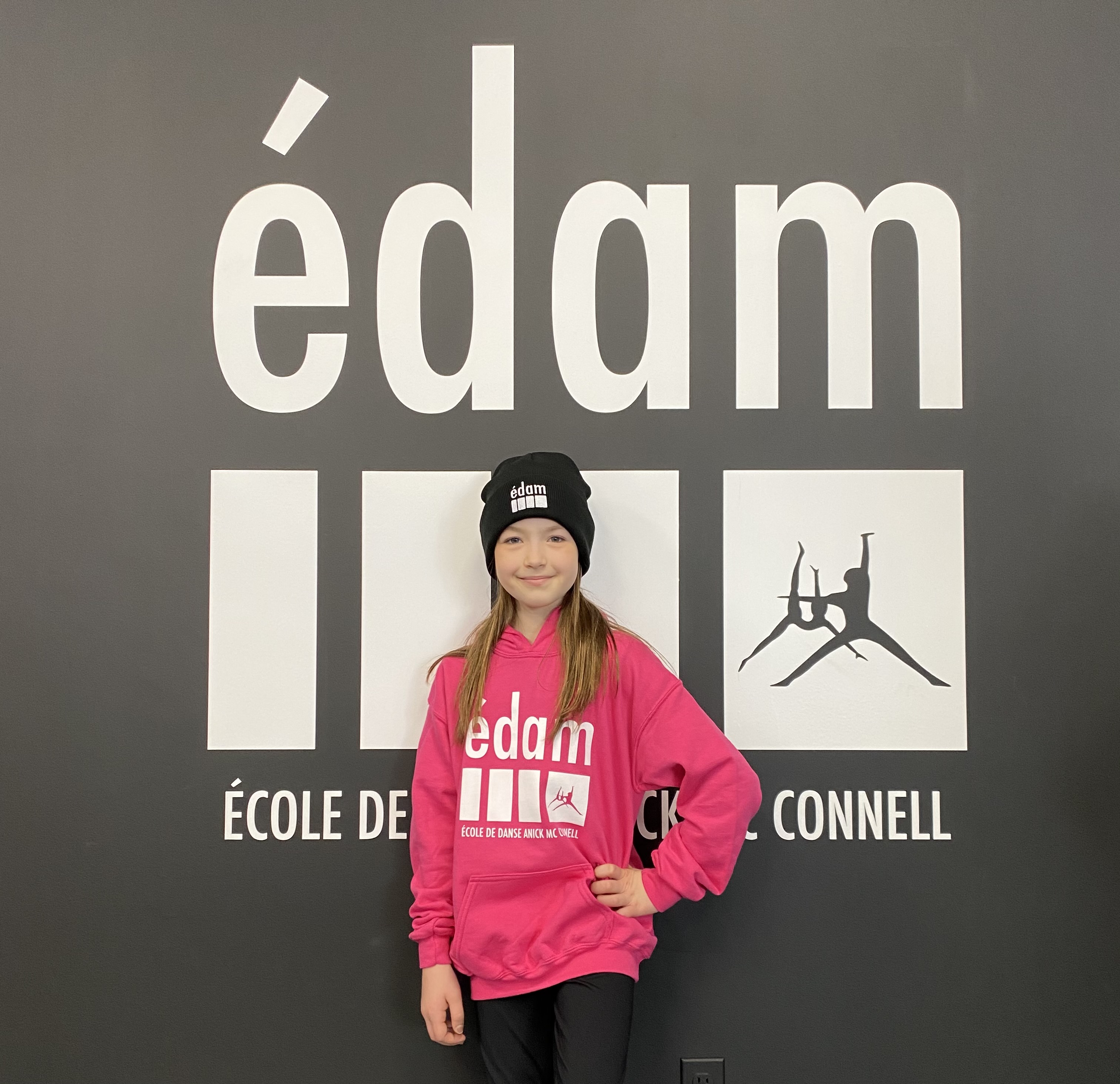Hoodie Héliconia (rose)