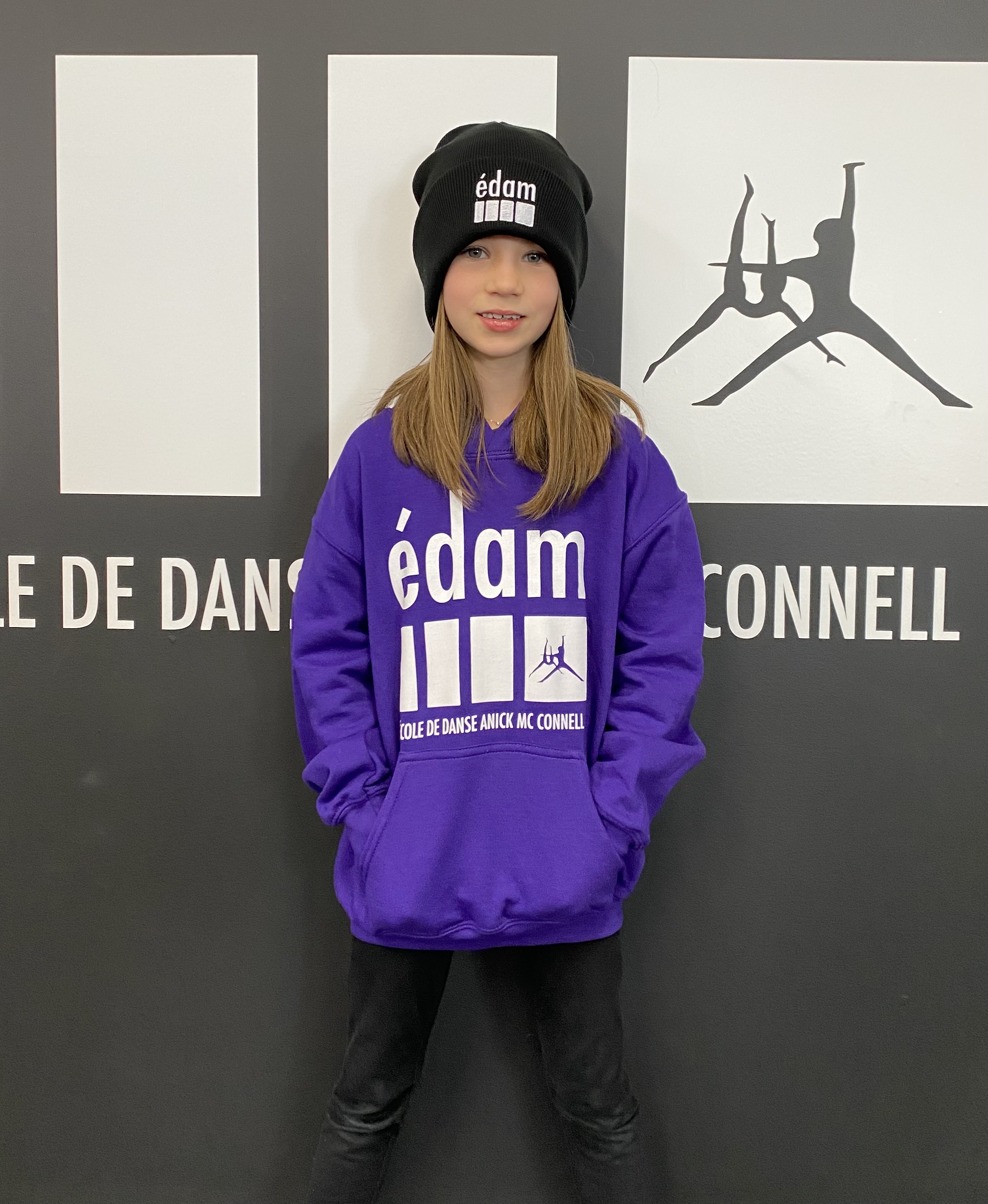 Hoodie mauve junior